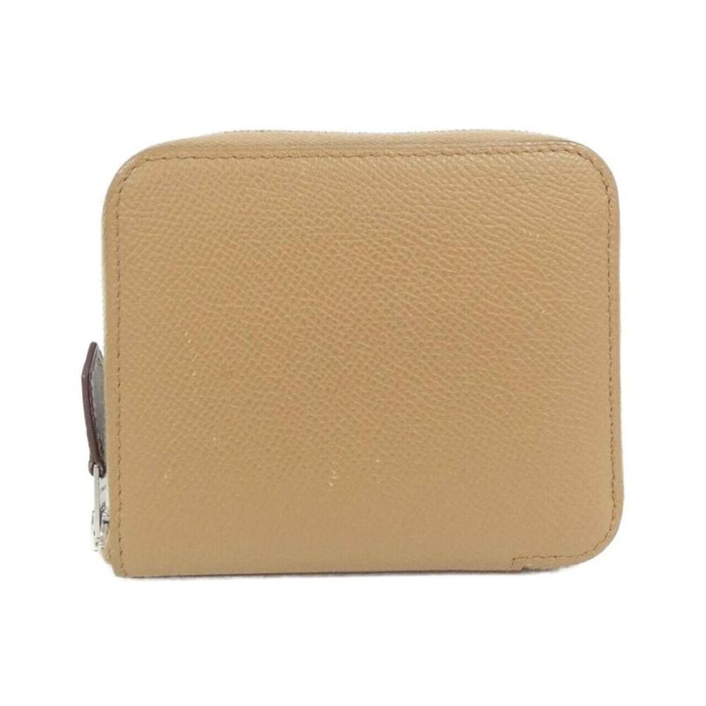 Hermes Lucky Daisy Silk In Compact Epsom Silk Wallet